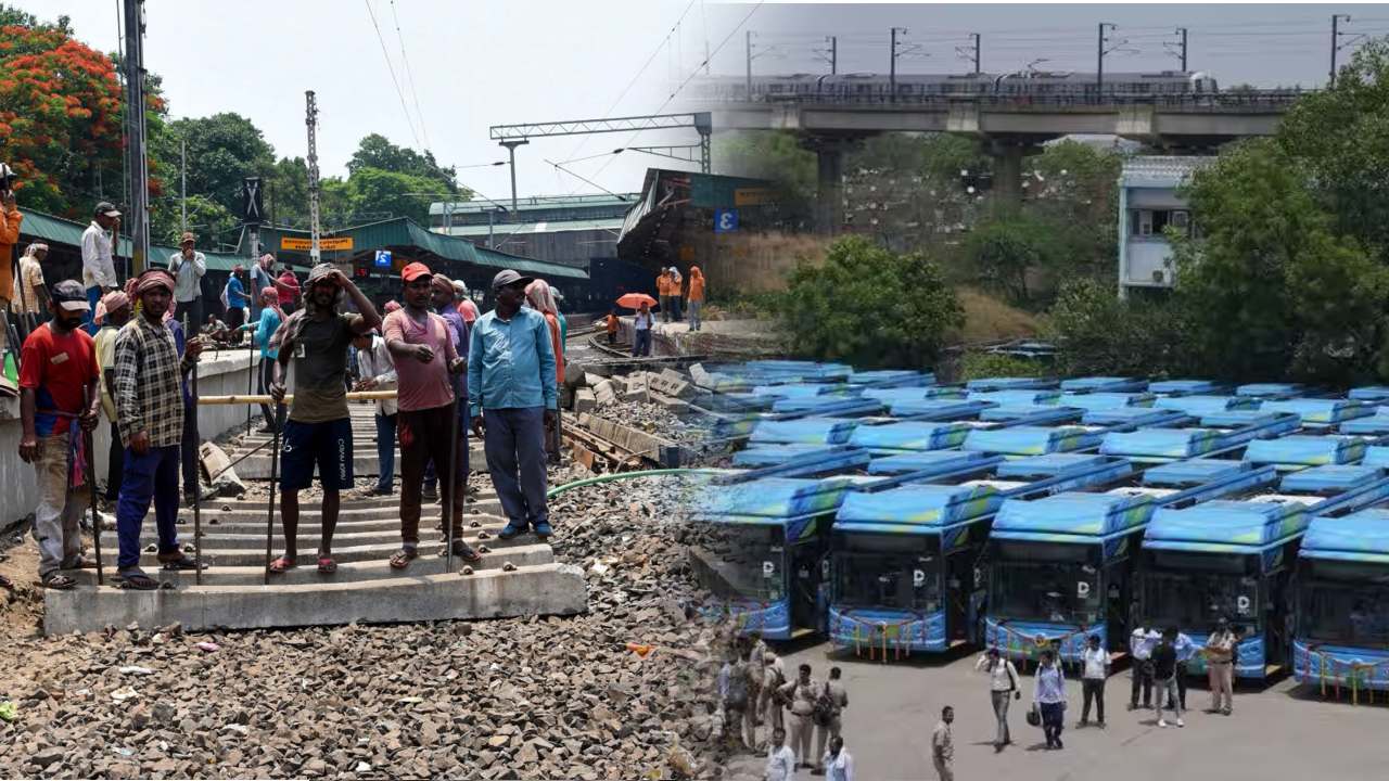 Bus at Sealdah line