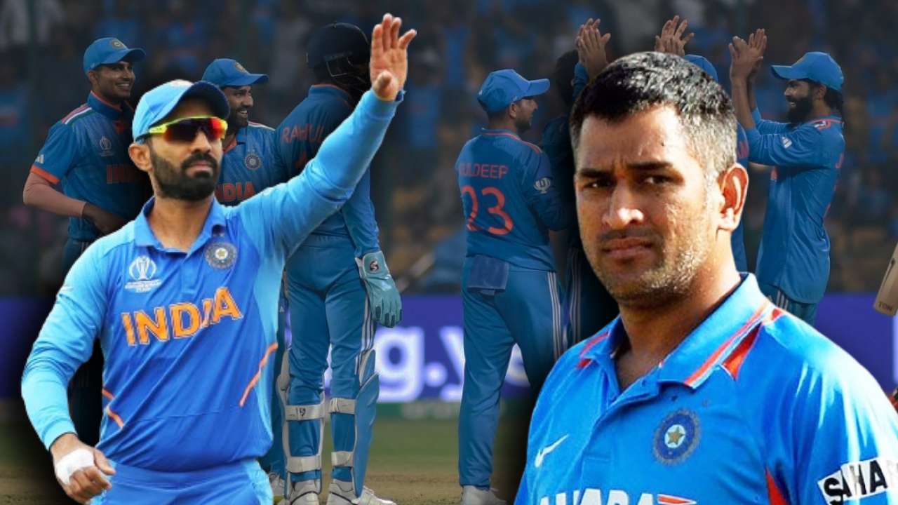 Mahendra Singh Dhoni and Dinesh Karthik