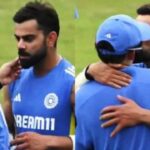 kohli gambhir kiss