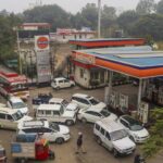petrol pump filling station