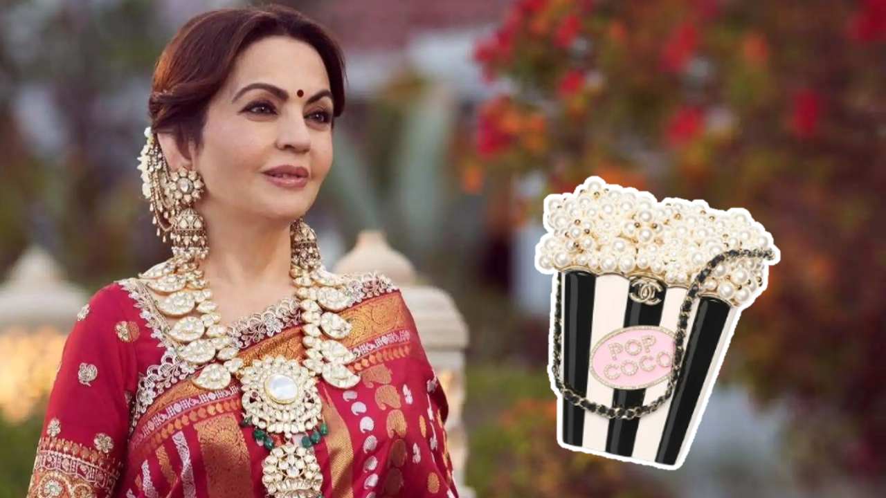 nita ambani falunts her popcorn like luxury bag price is shocking