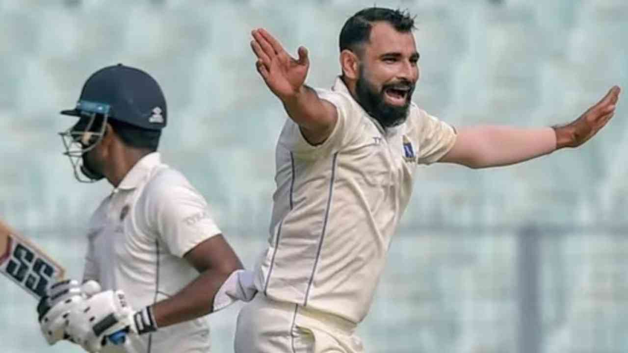 mohammed shami in ranji trophy