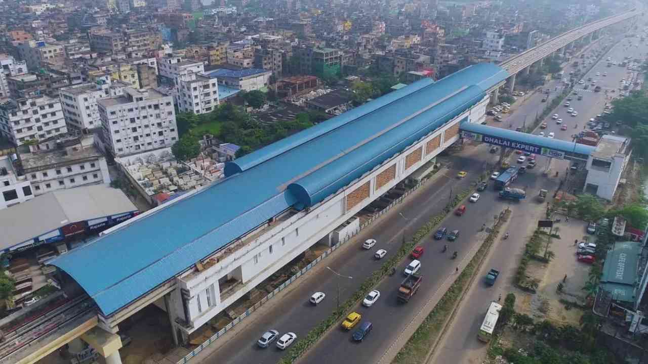 new garia airport metro