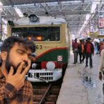 spitting in railway station