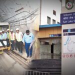 chingrighata to salt lake sector v metro line trolly inspection