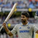 Nitish kumar reddy scored a century against australia