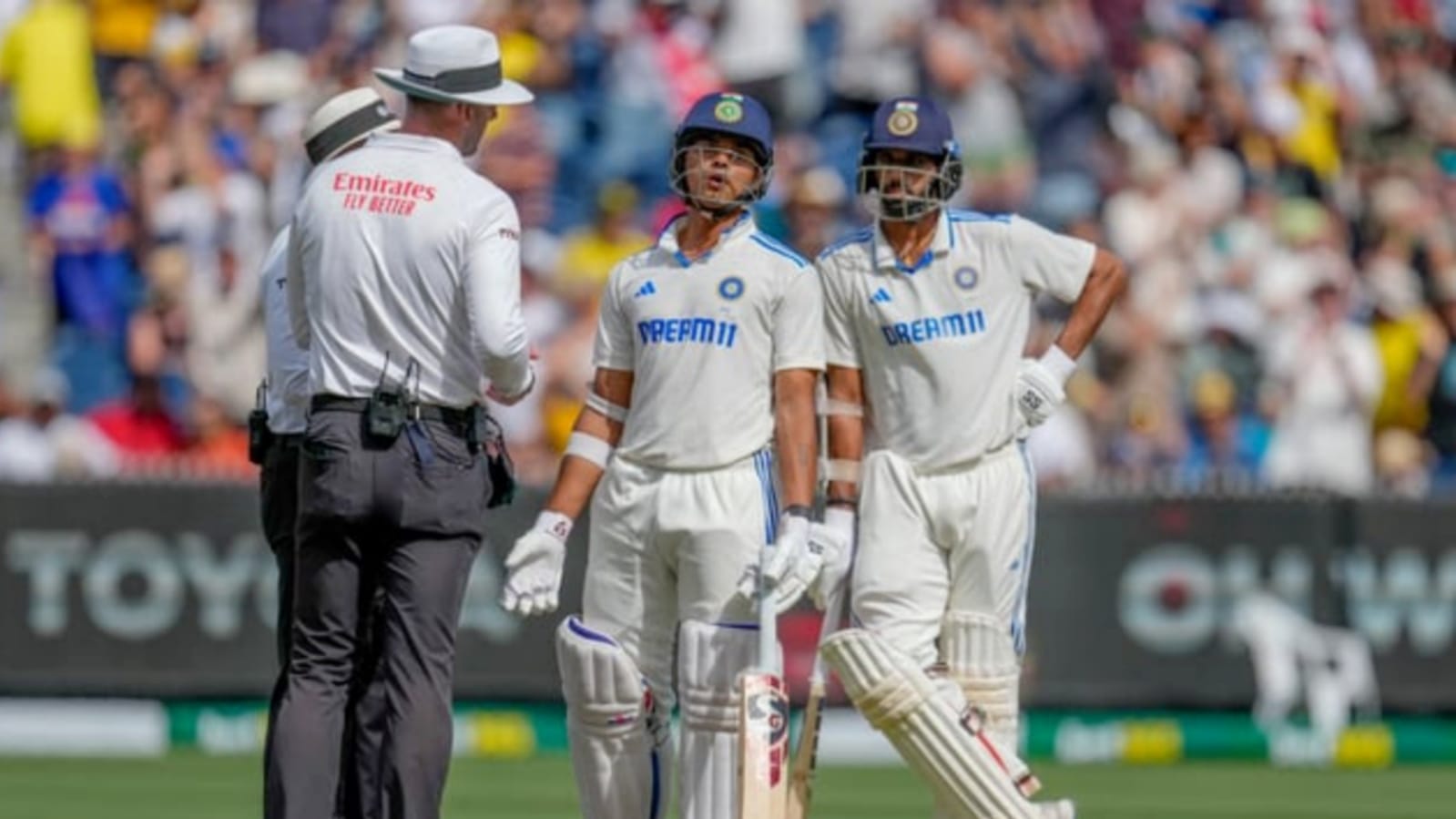 Team india lost the melbourne test due to the controversial decision of the third umpire