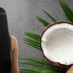 black hair coconut