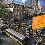 kolkata traffic lal bazar