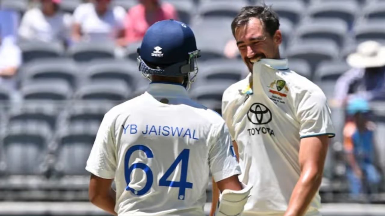 yashasvi jaiswal mitchell starc sledging