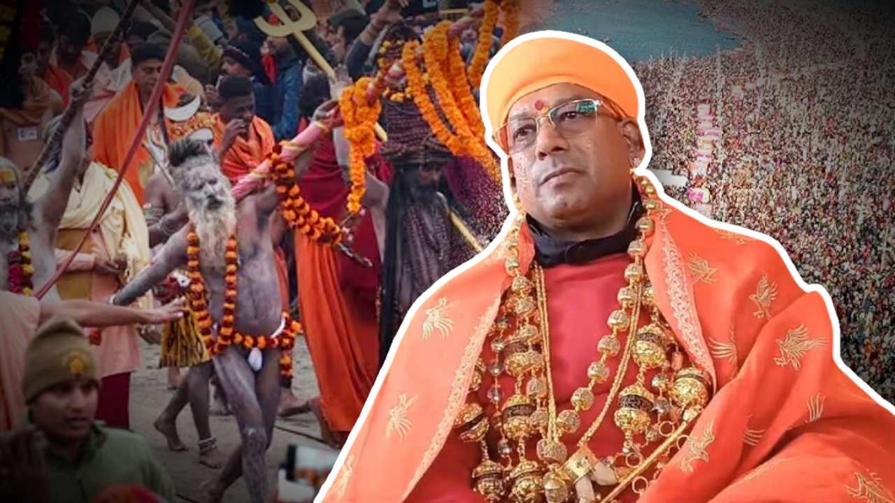 golden baba in maha kumbha 2025