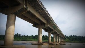 new 4 lane bridge shilpa setu will be built over damodar river