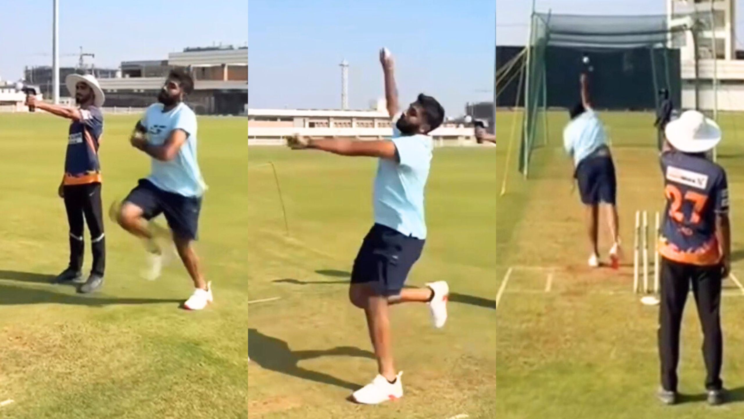 Jasprit Bumrah returns to net practice after recovering from injury