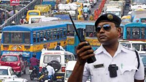 kolkata traffic block