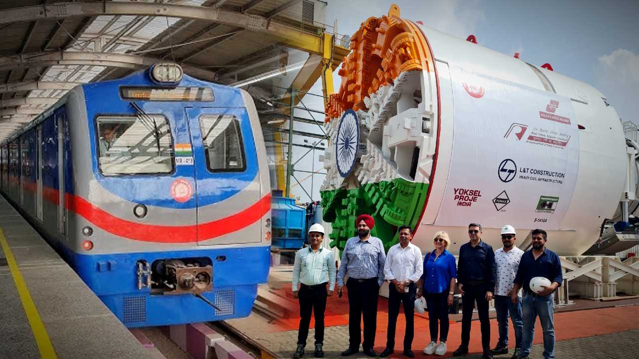 650 Tonn Heavy Tunnel Boaring Maching reaches Kolkta for Kolkata Metro