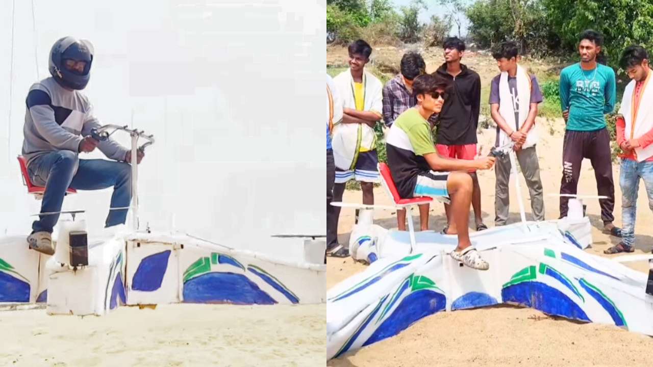 Durgapur youth invents drone that carries people, leaves him stunned