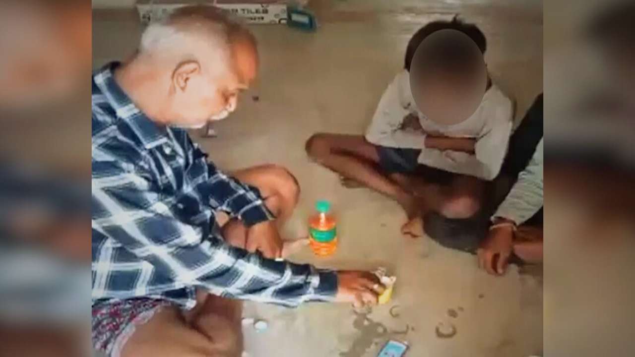 Madhya Pradesh teacher forces students to drink alcohol viral video