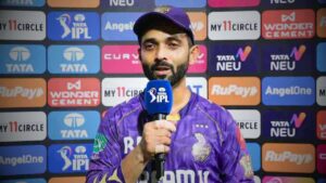Rahane blames KKR bowlers after lost to Chennai