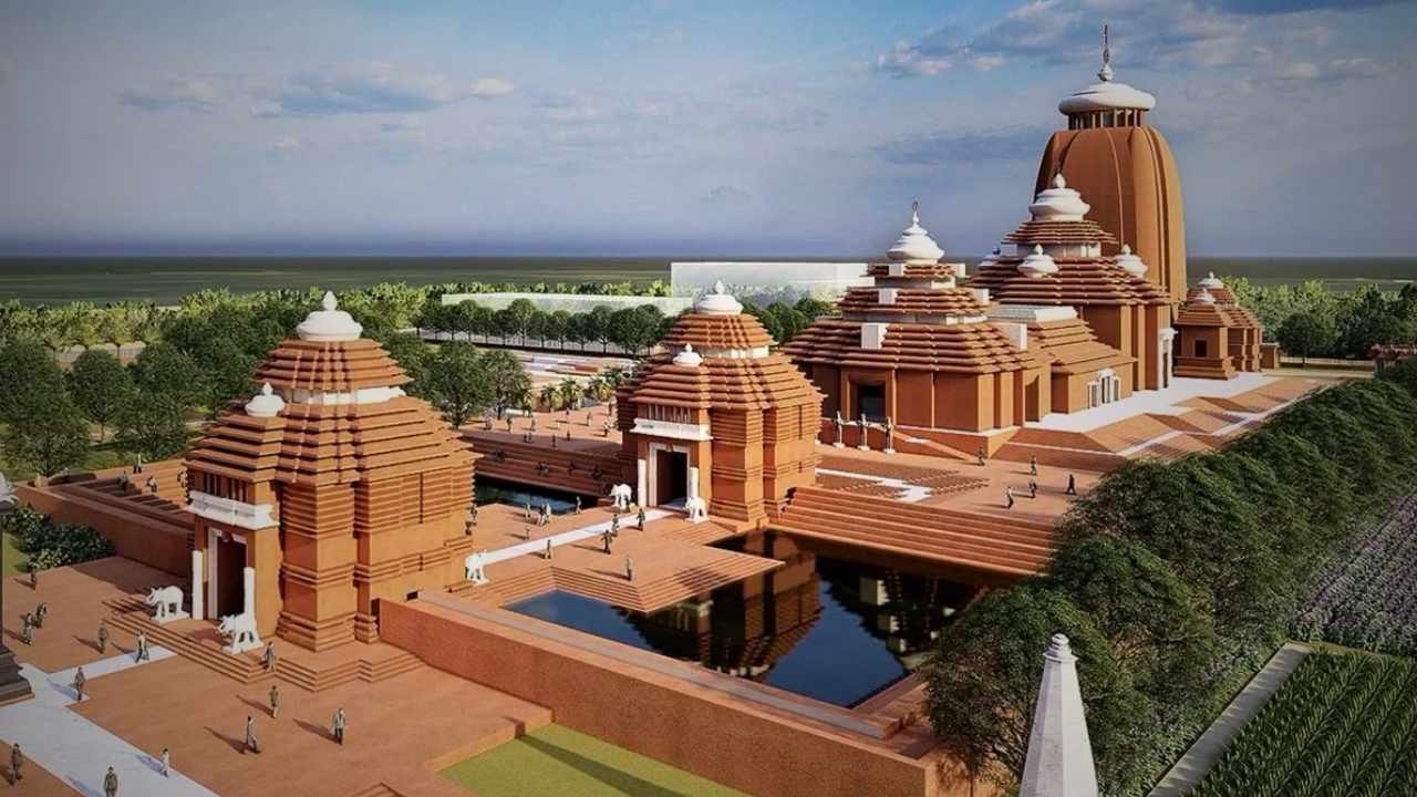 The Jagannath temple is being built in Calcutta on the model of Digha