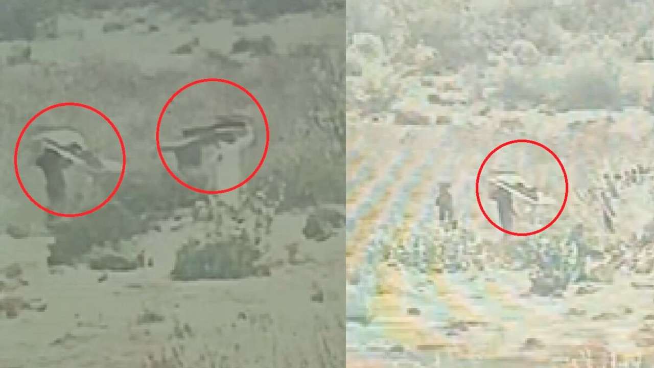 Pakistani soldiers fleeing for their lives in fear of BSF, viral photo