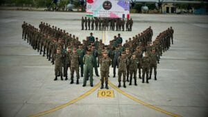 90 Indian soldiers participating in India-France joint military exercise