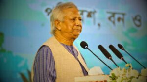 Muhammad Yunus made several comments on the harmful aspects of plastic