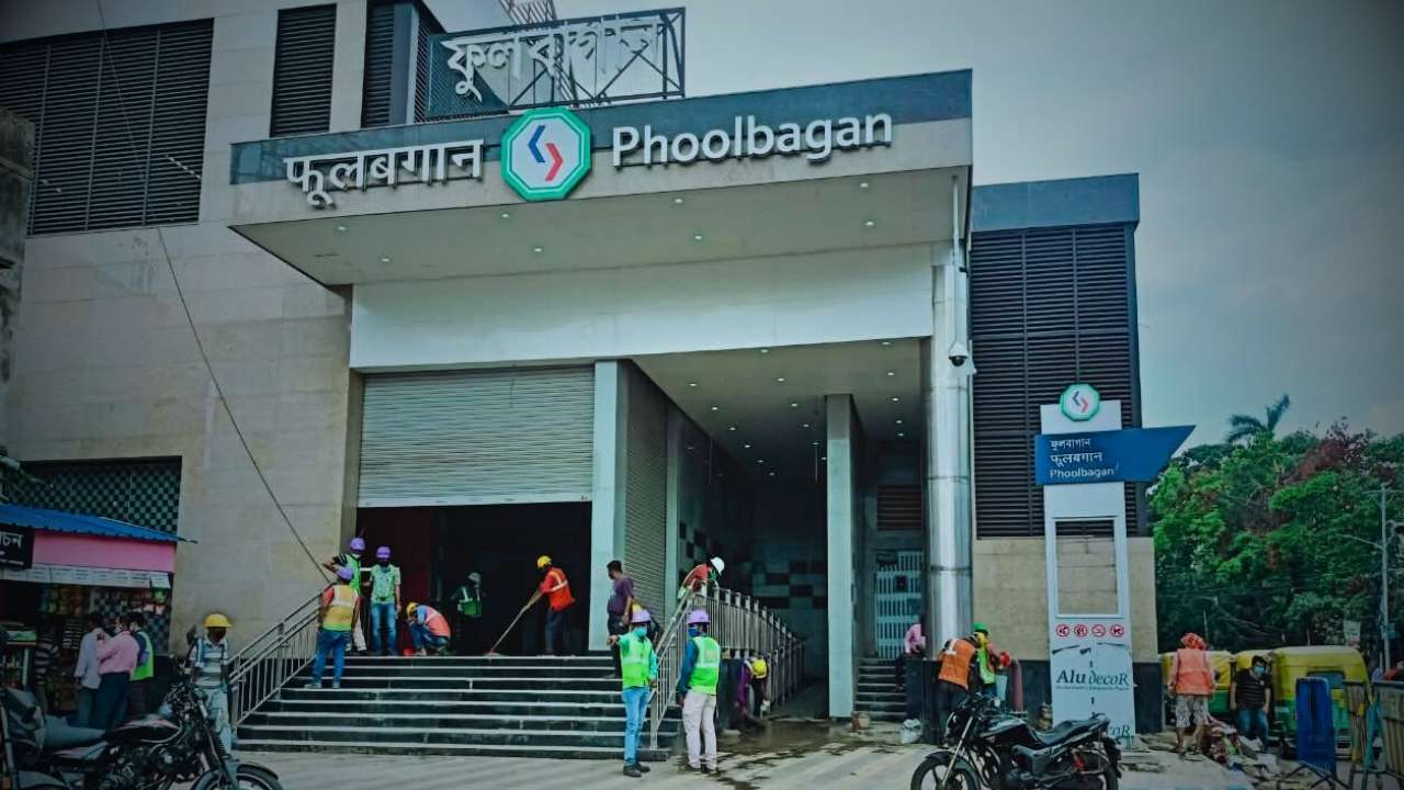 Gate A of Phool bagan Metro station has been closed for 4 years for some reason