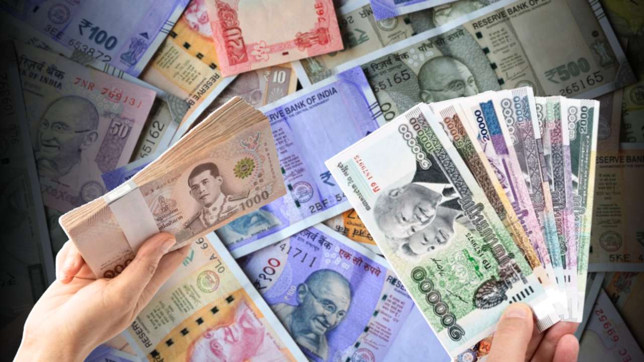 Indian rupees to Thailand and Cambodia currency