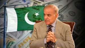 Pakistan is currently burdened with debt.