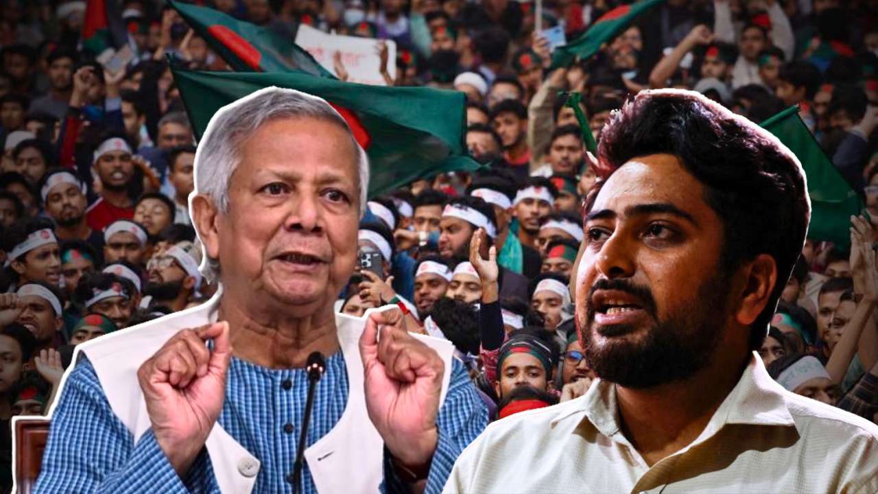 Student leader Nahid Islam challenges Muhammad Yunus over Bangladesh elections