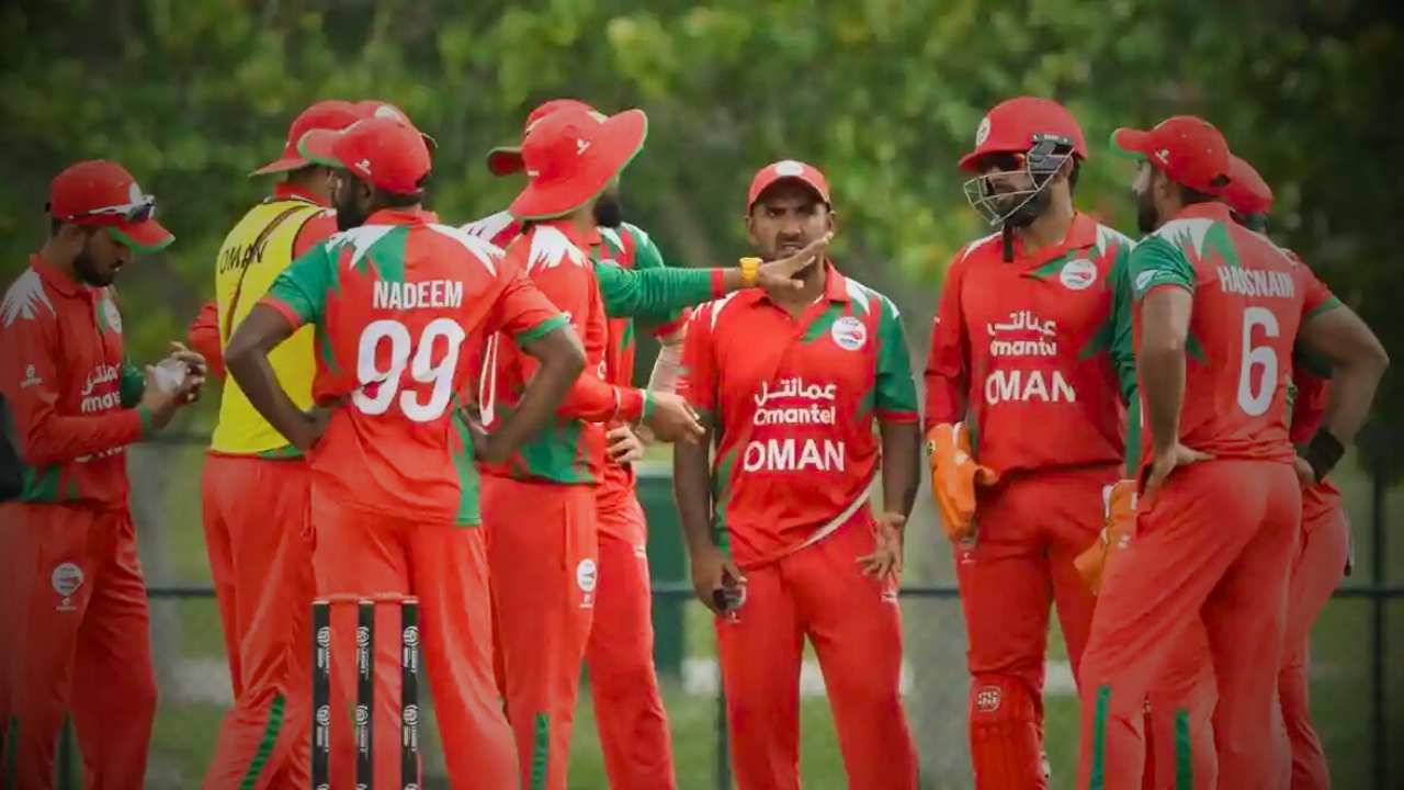 First Asia Cup Of Oman cricket team
