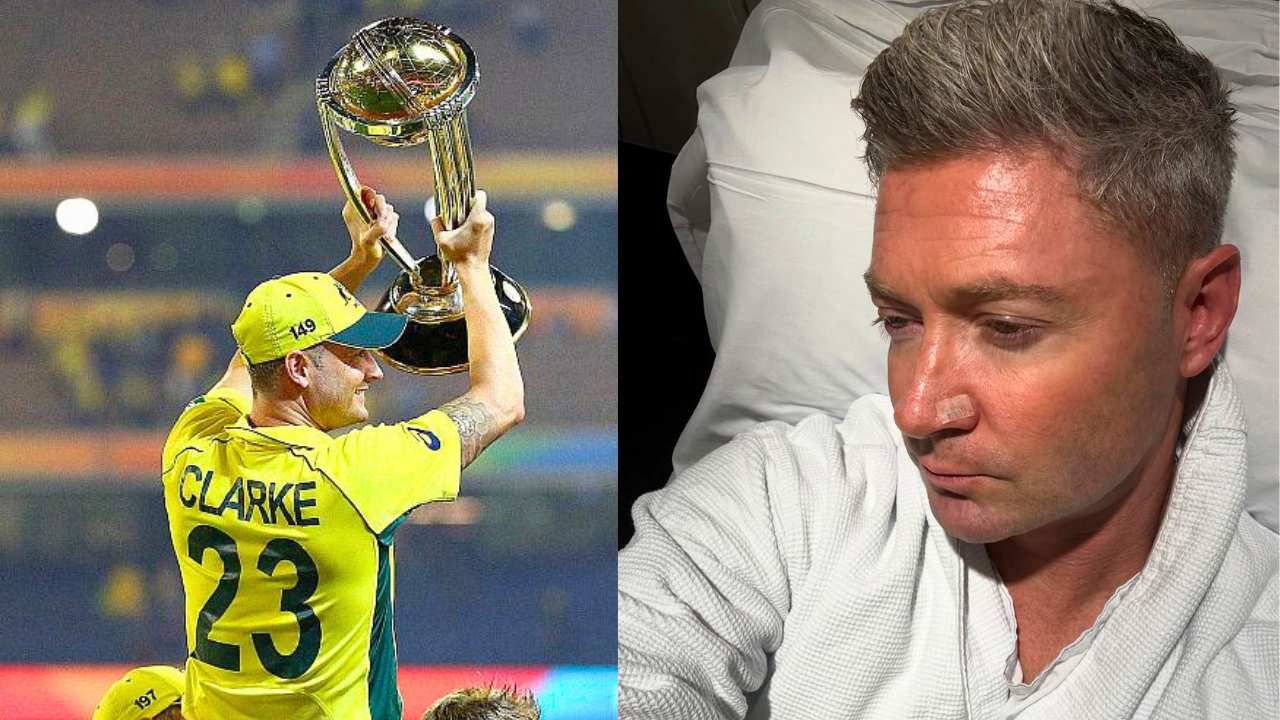 Former Australian cricketer Michael Clarke cancer surgery