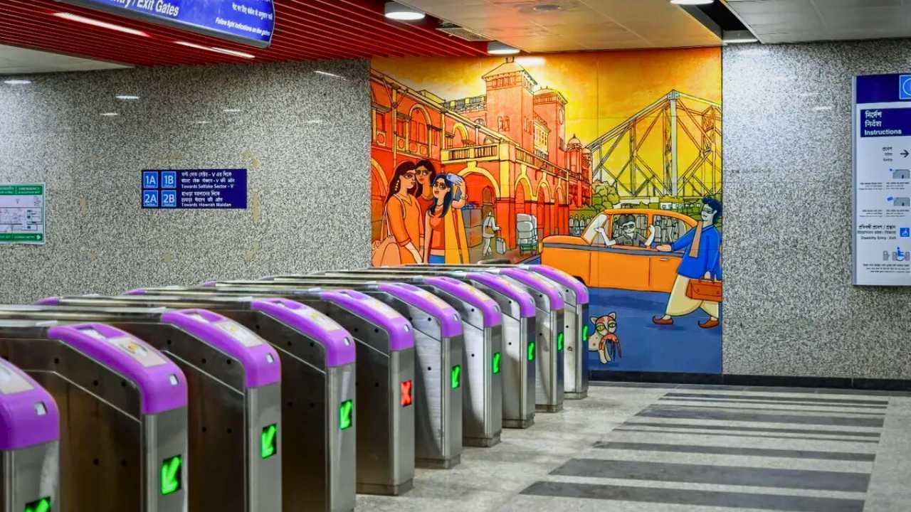 Howrah-Sector 5 metro fare Kolkata Metro