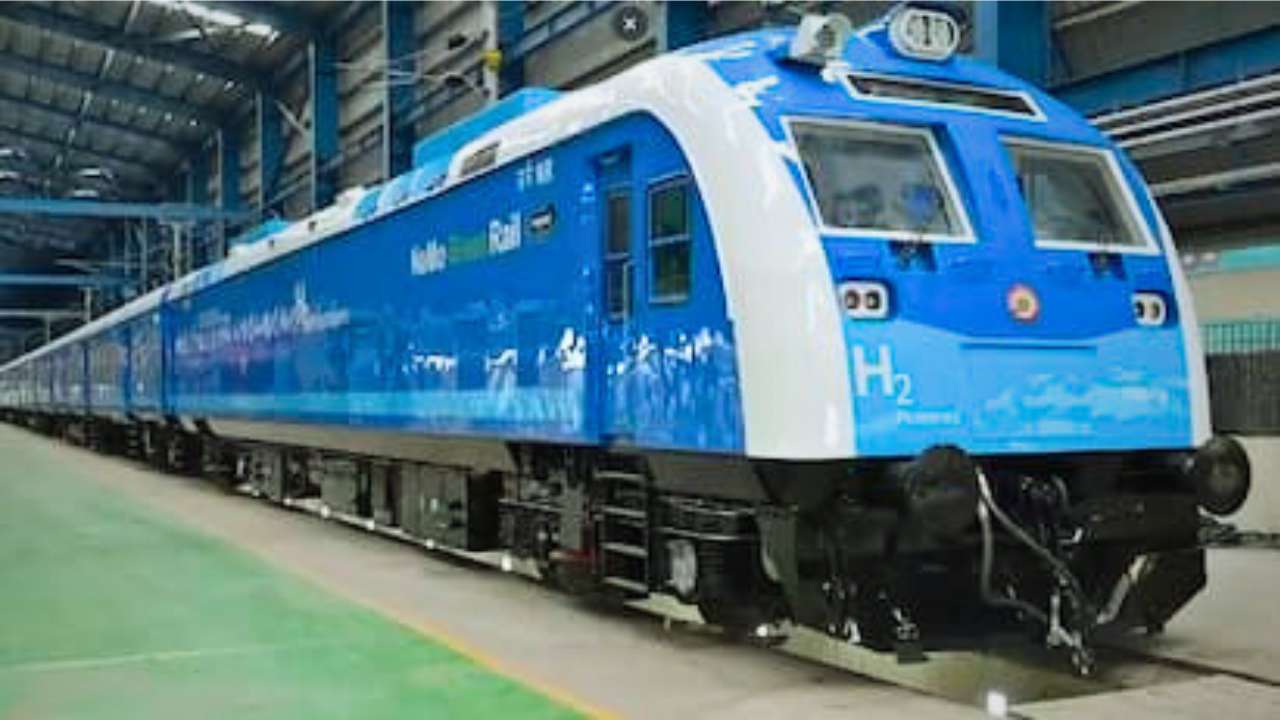 India's first hydrogen train Video out