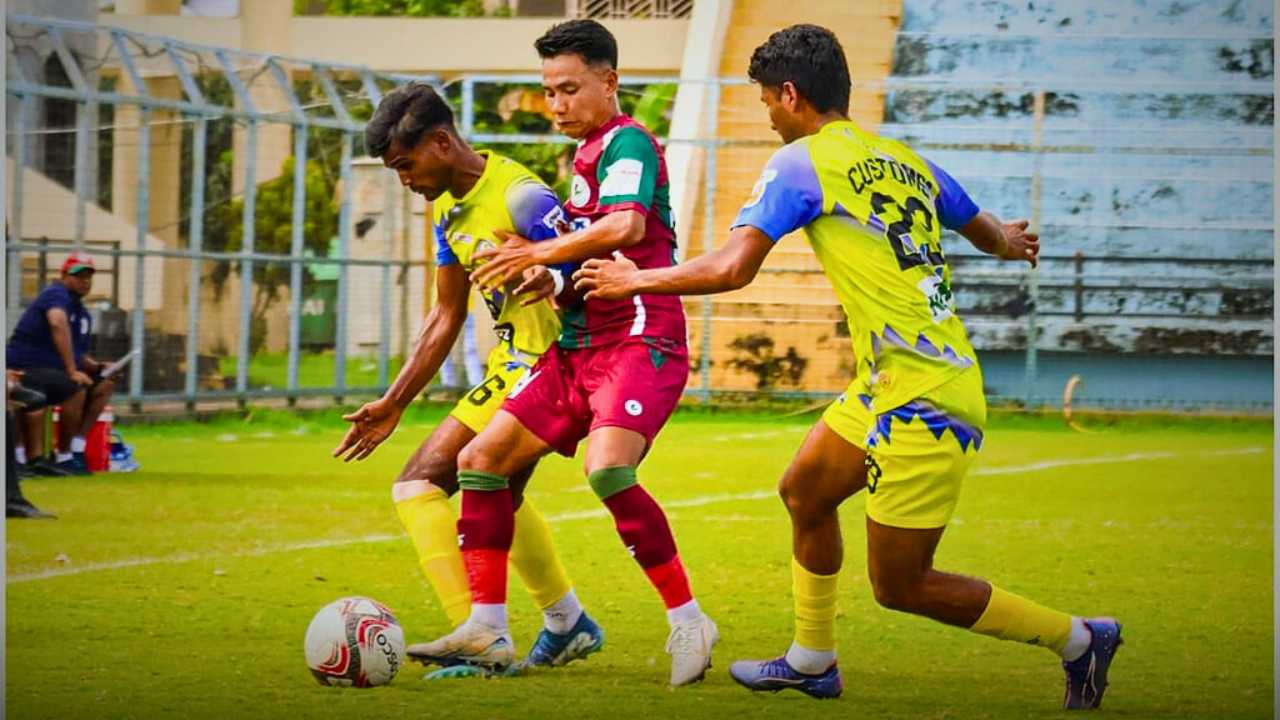 Mohun Bagan CFL they lost To Calcutta customs Super 6 Statistics