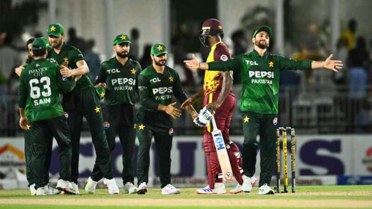 Pakistan Cricket Team beat West Indies in T20 series