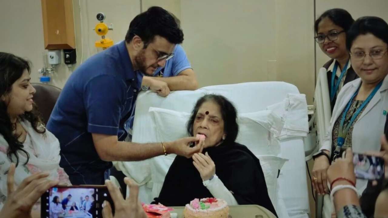 Sourav Ganguly mother admitted to hospital again