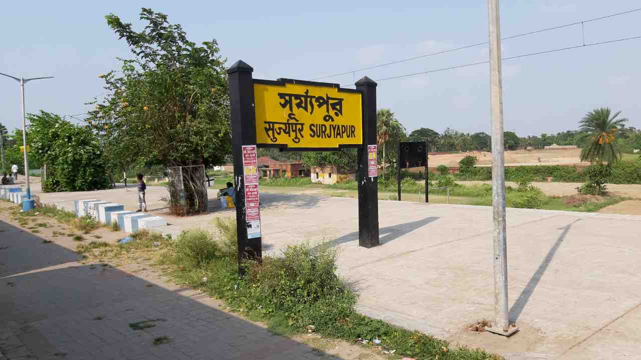 Surjyapur railway station