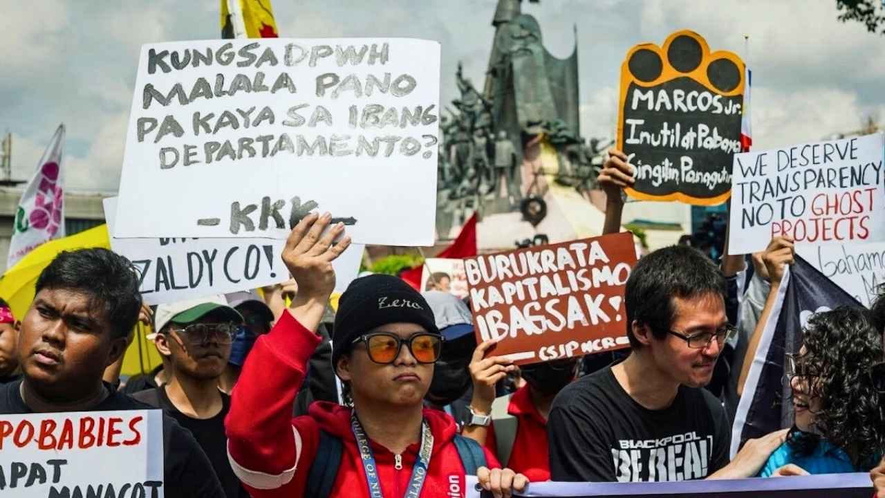 Philippines Public Protests for government corruption