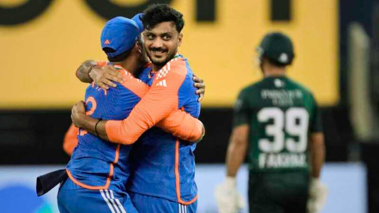 Axar Patel injury On head before India vs Pakistan match