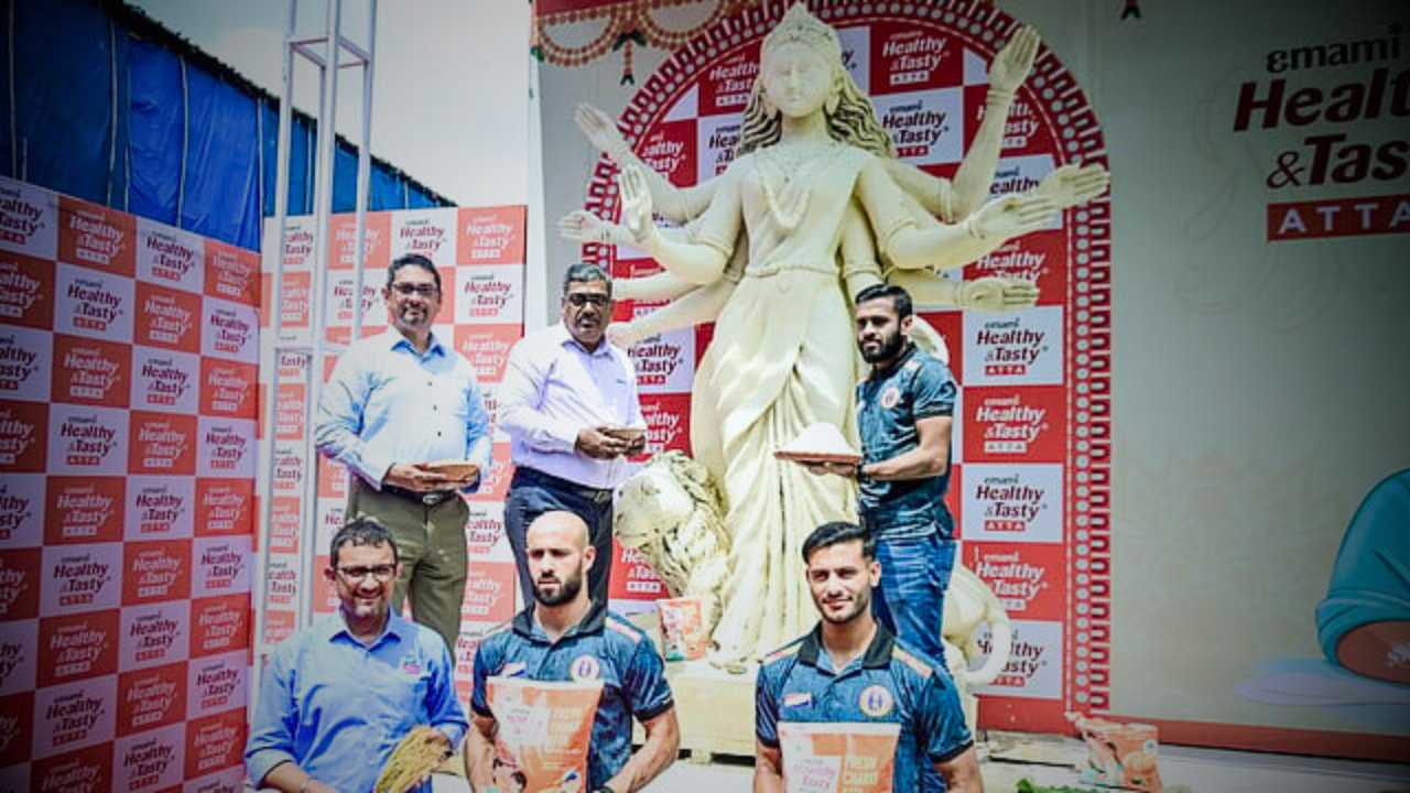 Emami Durga Idol emami healthy and tasty puja with atta