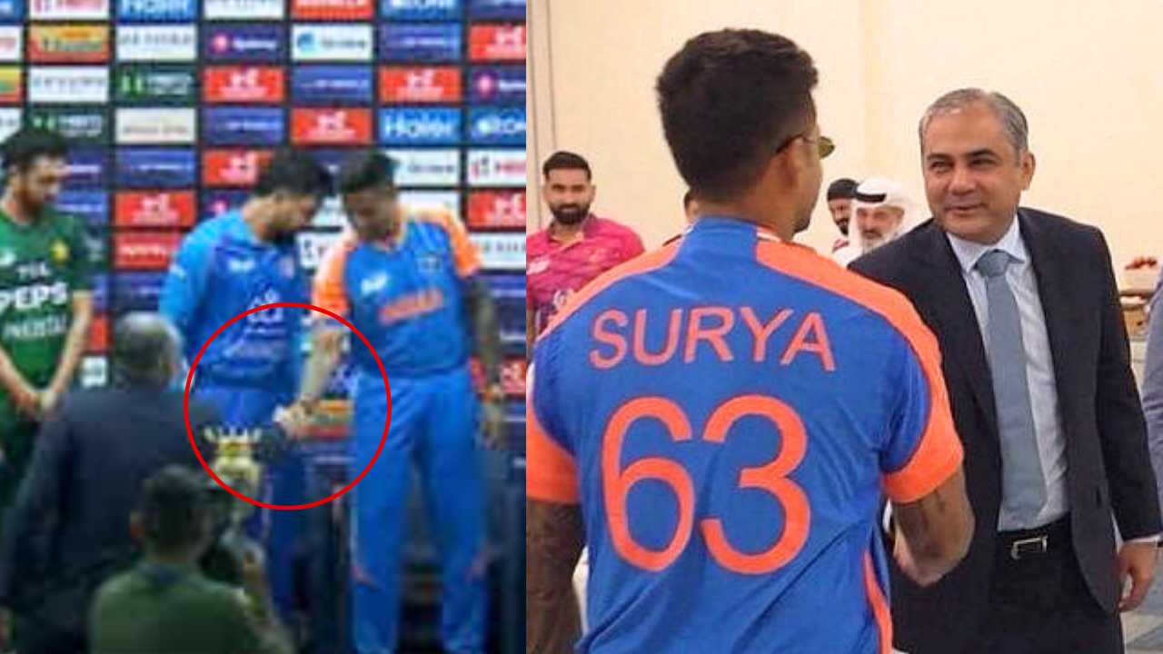 Fans React To Suryakumar for shaking hand with Mohsin Naqvi