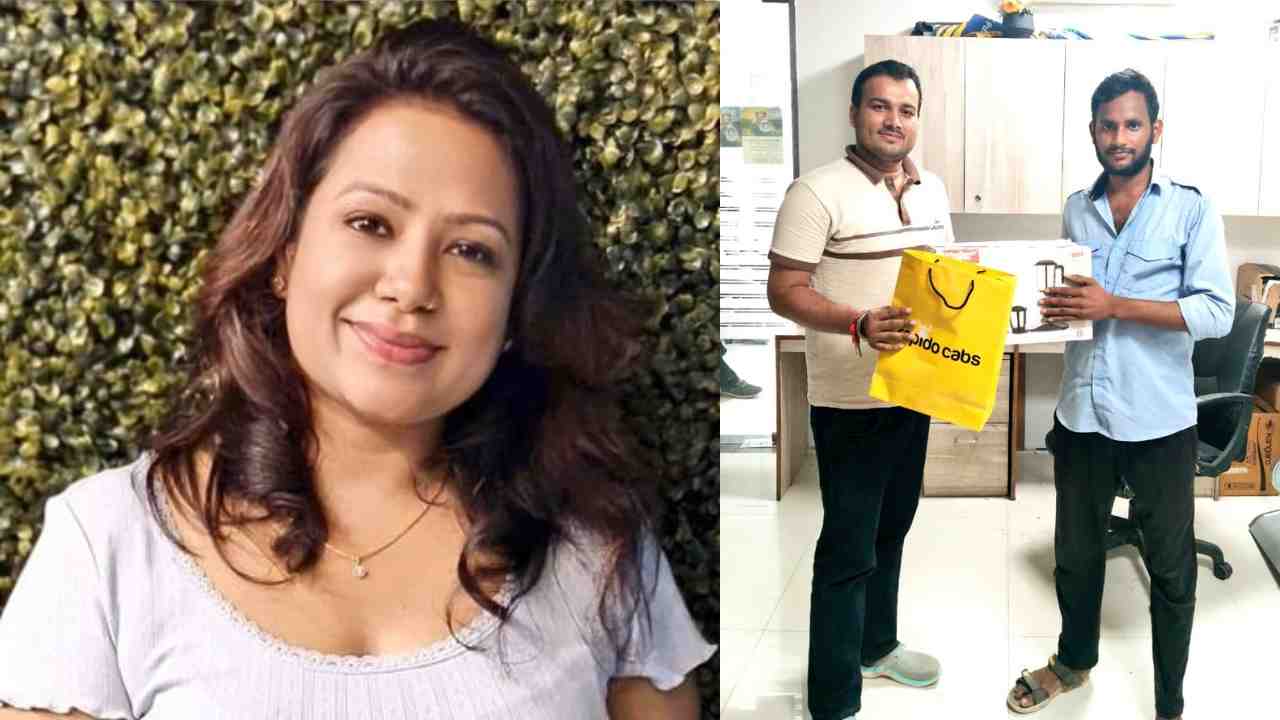 Gurgaon traffic jam a women with rapido cab driver for 6 hours