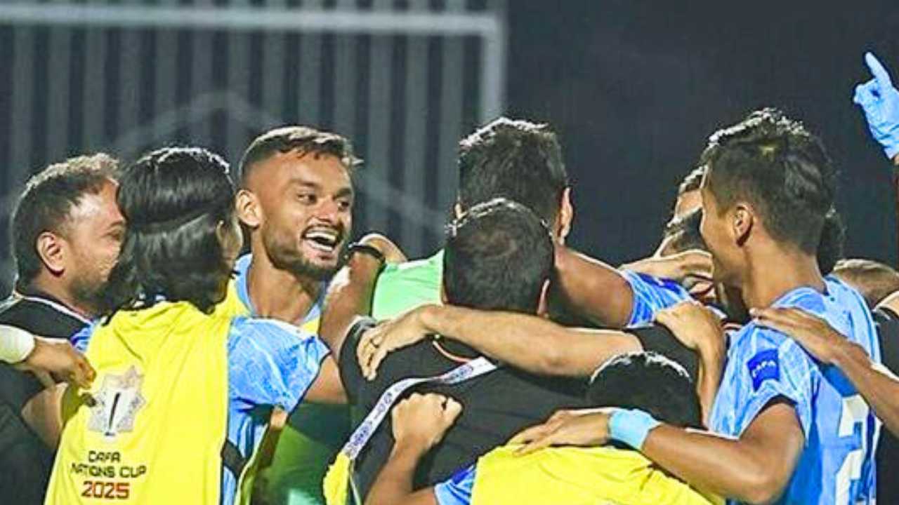 India Beat Oman in cafa Nations cup third place match