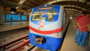 Kolkata Metro Blue Line Update Shahid Khudiram Metro Station Crossover Work