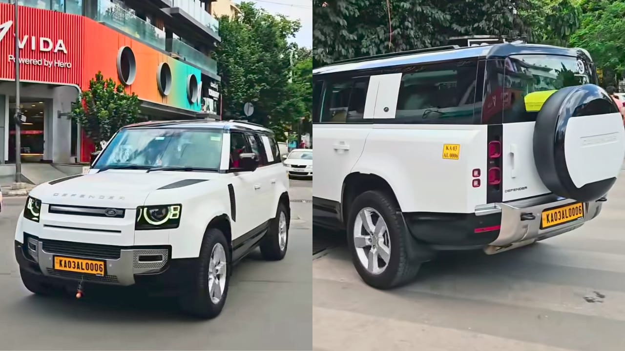 Land Rover Defender Taxi Viral Video Bengaluru