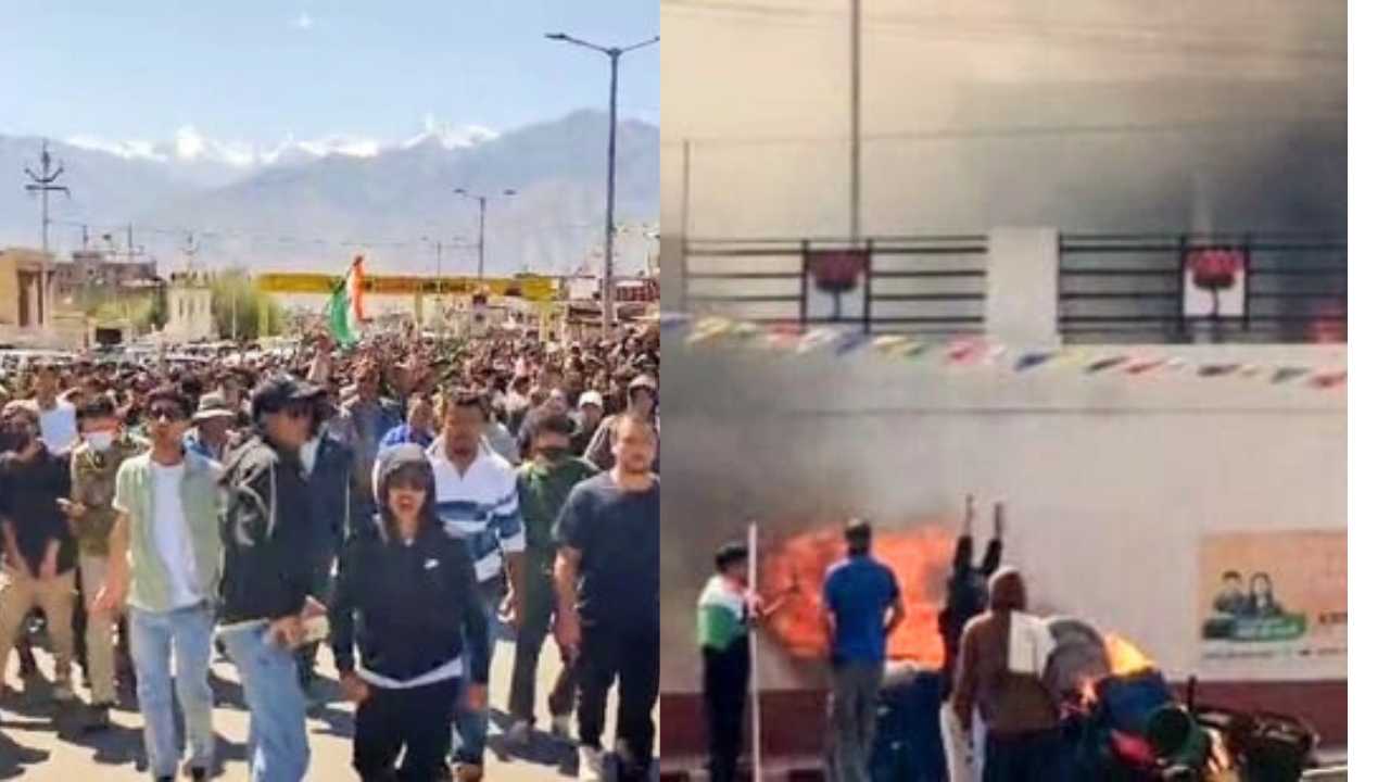 Protests In Ladakh 4 died and 70 injured
