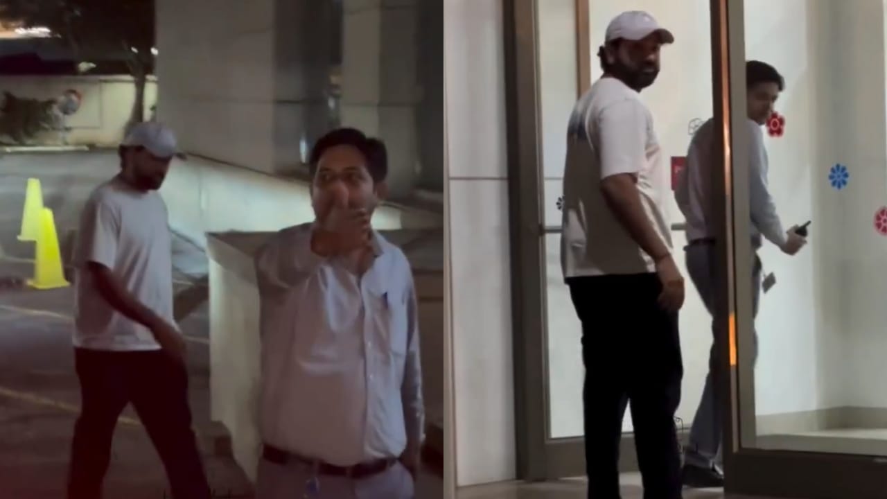 Rohit Sharma Reach Hospital viral video Fans Are tensed