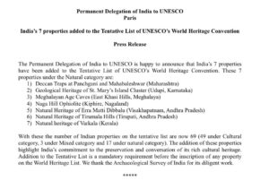 7 Indian places On The UNESCO World Heritage List