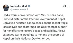 Modi-Sushila ConversatioN